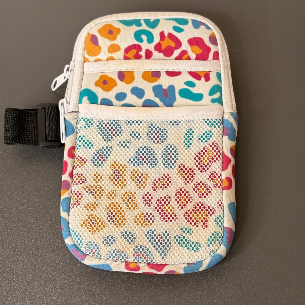 Unbranded Armband Pouch Unisex OS Multi Color Good Leopard Print Running Gym